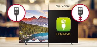 50” UR640S Series UHD Signage TV DPM