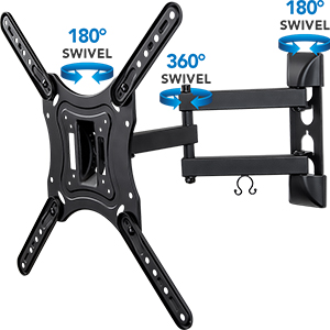 Articulating Arms Create the perfect viewing angle for your television