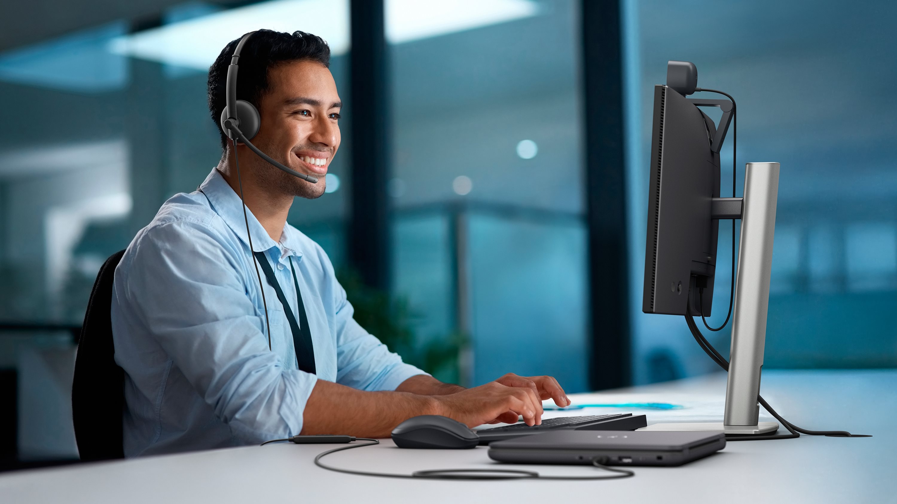 Dell Wired Headset WH125 - headset