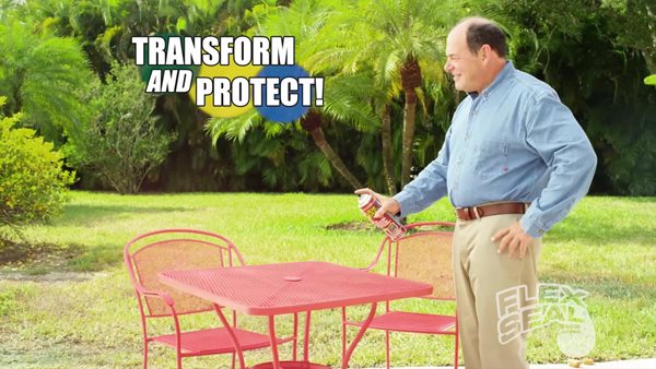 thumbnail video image 2 of Flex Seal Aerosol Liquid Rubber Sealant Coating, 14 oz, Brite, 2 of 11