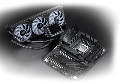 The ROG Crosshair X870E Apex & ROG Ryujin III 360 ARGB Extreme