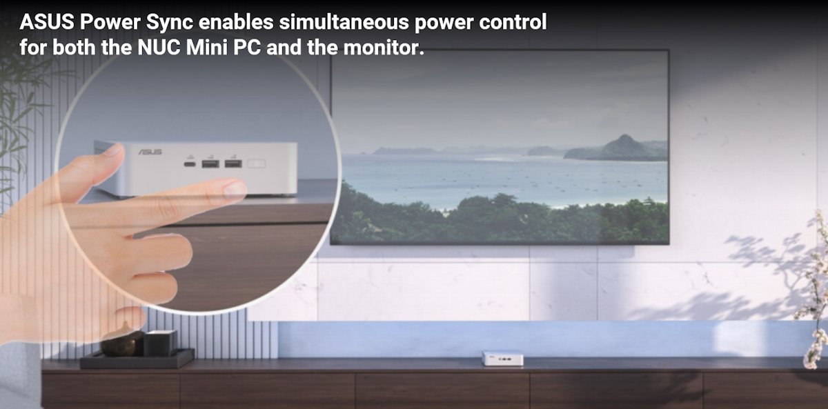 Syncing power status on a monitor and mini PC