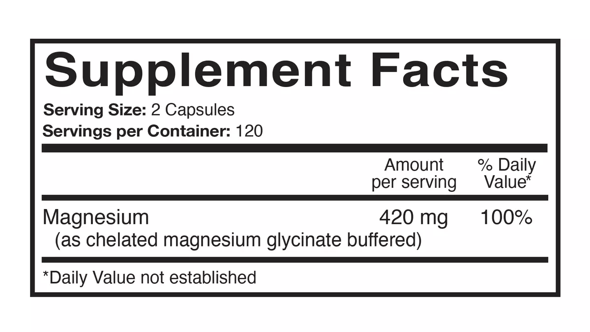 Supplement facts