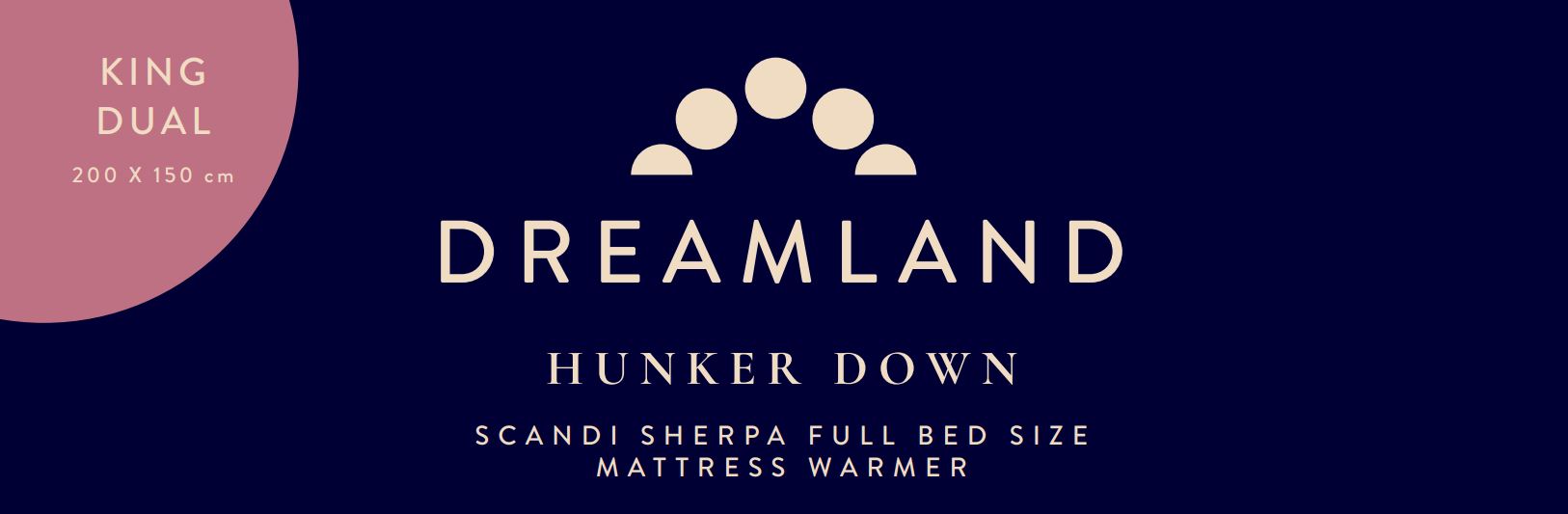Buy Dreamland Scandi Dual Control Underblanket-King | Electric blankets |  Argos