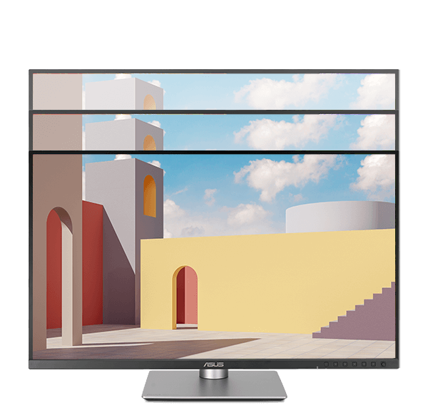 Das ProArt Display hat einen ergonomisch gestalteten Standfuß mit Höhenverstellung