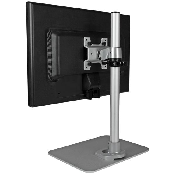 BESTEK Soporte Monitor para 2 Monitores Rotación Horizontal 360° en Aluminio Soporte Monitor Mesa para Pantallas 17-27 Doble Brazo Ajustable para Monitor VESA 75 x 75 100 x 100 