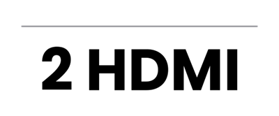 2 HDMI