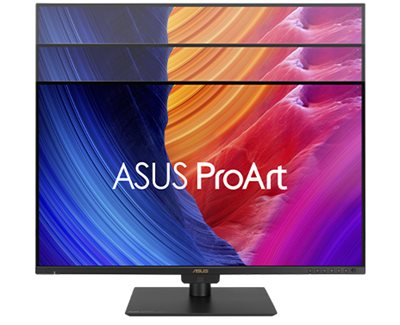 An image of an aurora being shown onThe aurora scenery shows on ProArt Display