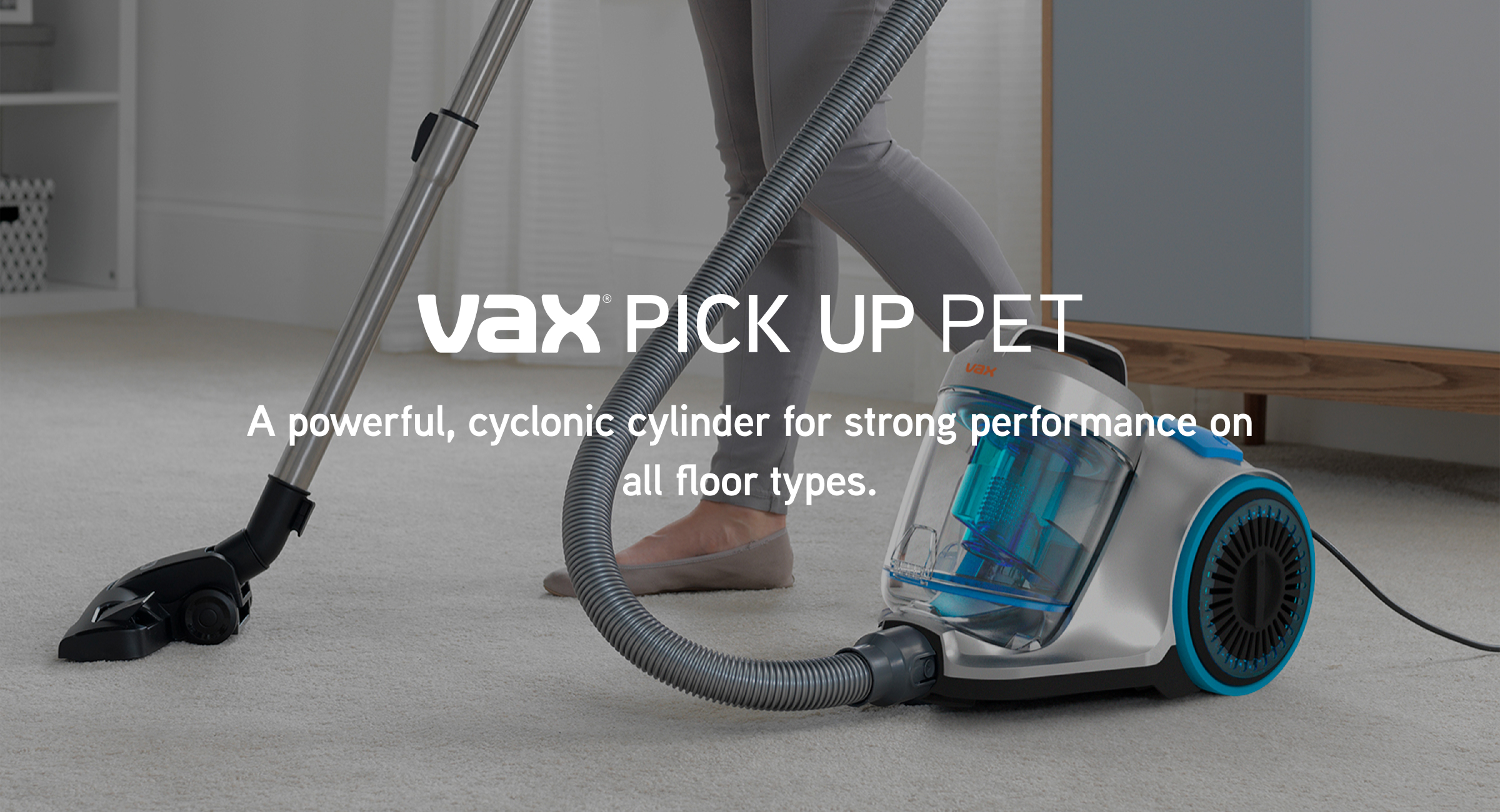 vax pick up pet cylinder vacuum cleaner