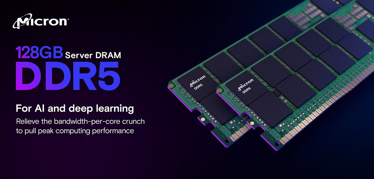 Micron 128GB Server DRAM DDR5