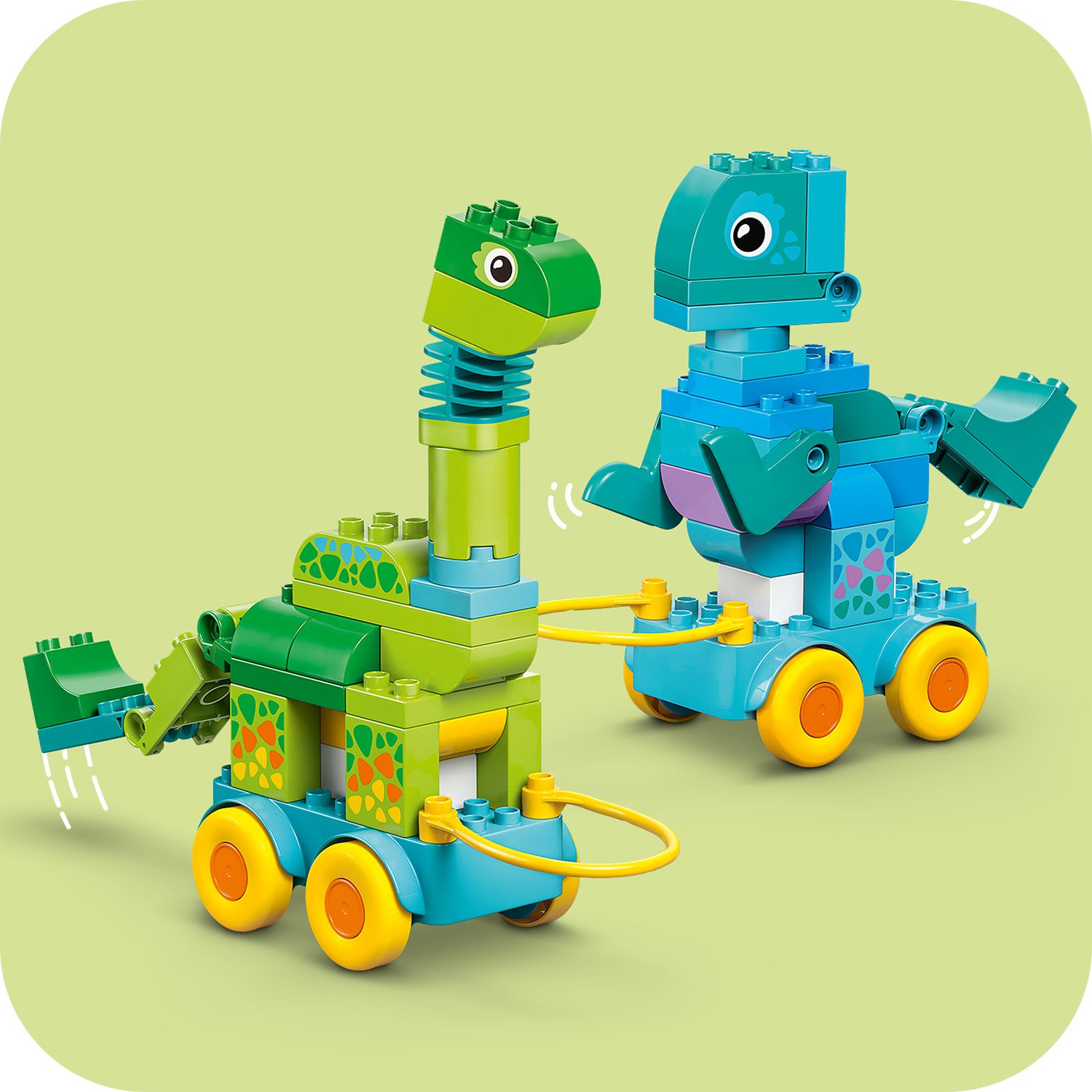 Duo Puzzle Dinosaurier – 9-teiliges Kinderpuzzle Mit 30x30 Cm Puzzlefläche
