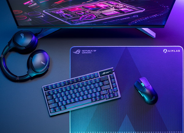 ASUS ROG Azoth 75 Wireless DIY Custom Gaming Keyboard, OLED display, Gasket-Mount, Three-Layer Dampening, Hot-Swappable Pre-lubed ROG NX Storm Switche ASUS ROG Azoth 75 Wireless DIY Custom Gaming Keyboard, OLED