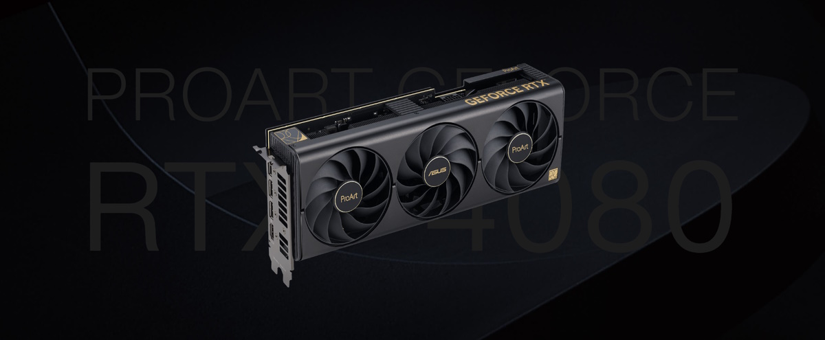 Placa Gráfica Asus GeForce RTX 4080 Pro Art 16GB GDDR6X OC-PCI-E  nVidia-Placas Gráficas-Componentes