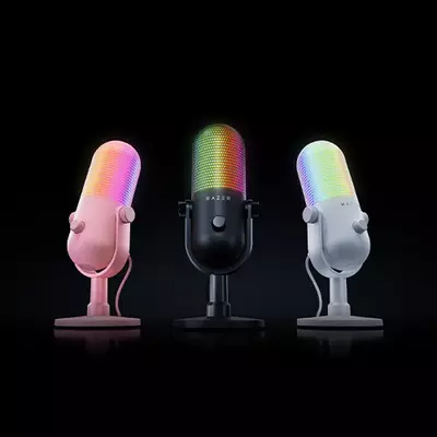 【美品】Razer Seiren V3 Chroma Razer Seiren V3 Chroma Wired Supercardioid Condenser USB
