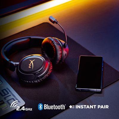 Connect Wirelessly via 2.4GHz, Bluetooth®, or Instant Pair