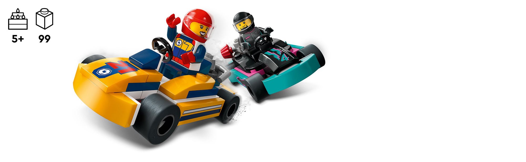 Buy LEGO City Go-Karts and Race Drivers Vehicle Kids Toys 60400