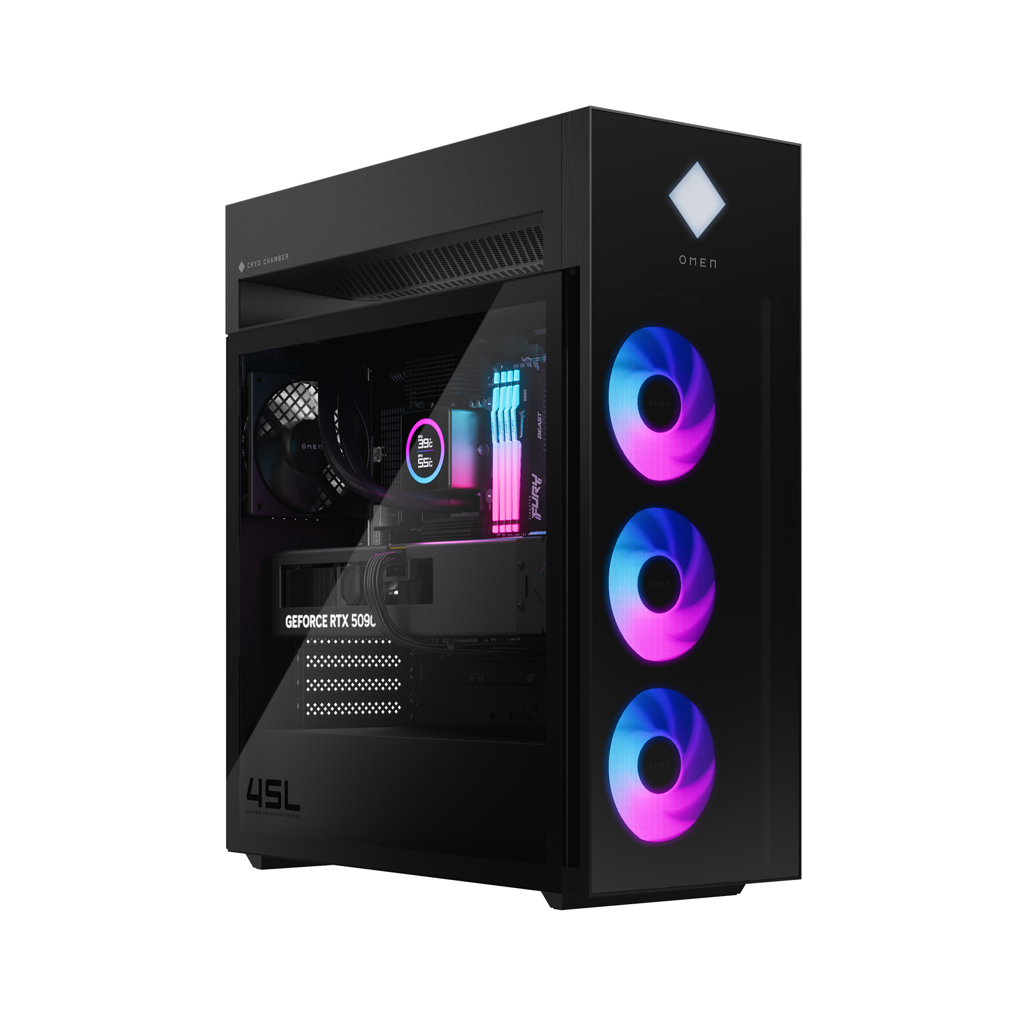 HP OMEN 45L GT22-3090 Gaming PC, Intel Core Ultra 9 285K 3.2GHz