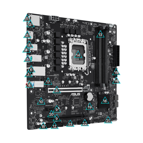 ASUS PRO B860M-CT-CSM - Thumbnail 2
