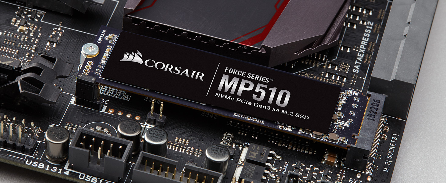 Corsair Force MP510 M.2 2280 960GB PCI-Express 3.0 x4, NVMe 1.3 3D