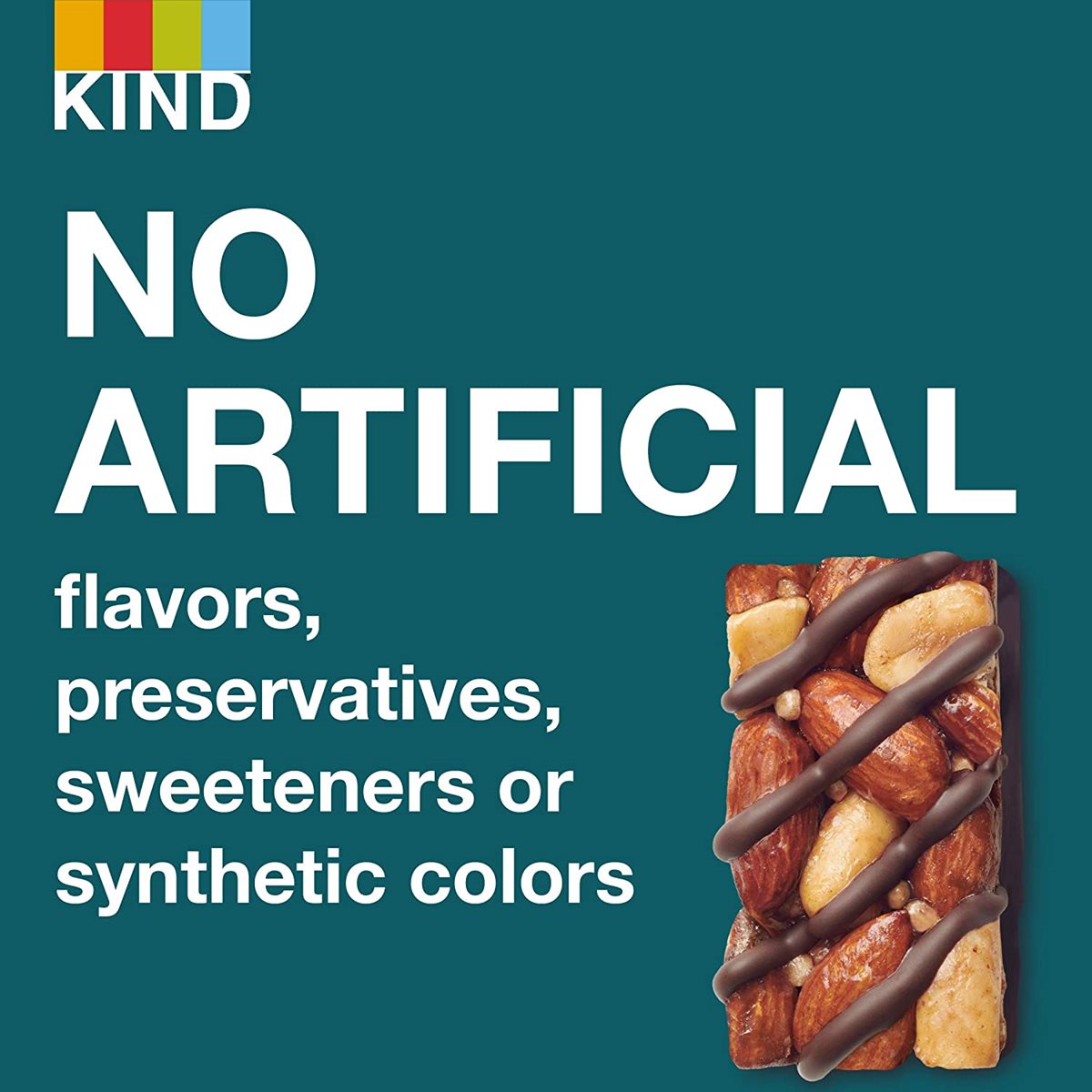 No artificial flavors, preservatives, sweeteners or syntetic colors