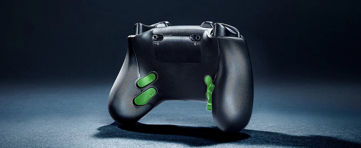 4 MOUSE CLICK BACK PADDLES & 2 CLAW GRIP BUMPERS