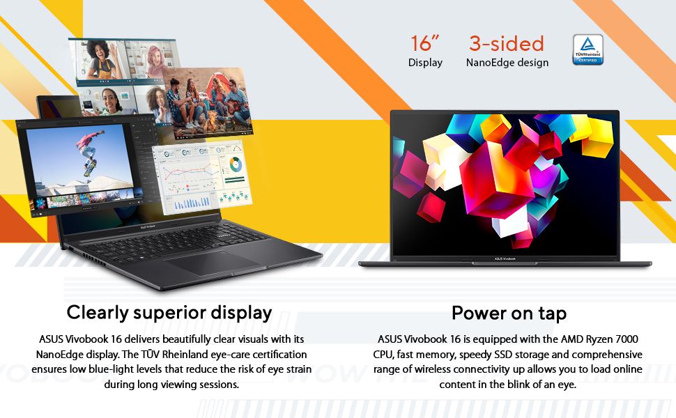 ASUS VivoBook 16 Laptop, 16