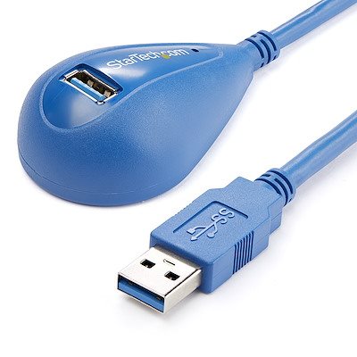 Extienda un puerto USB 3.0 situado en la parte trasera de la computadora a su escritorio