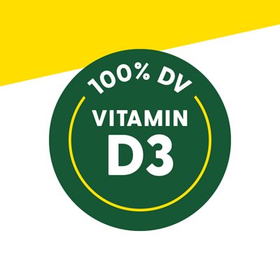 100% DV Vitamin D3