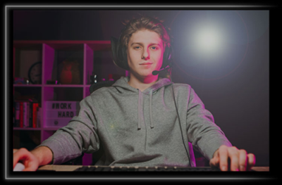 Without blue-glass filter