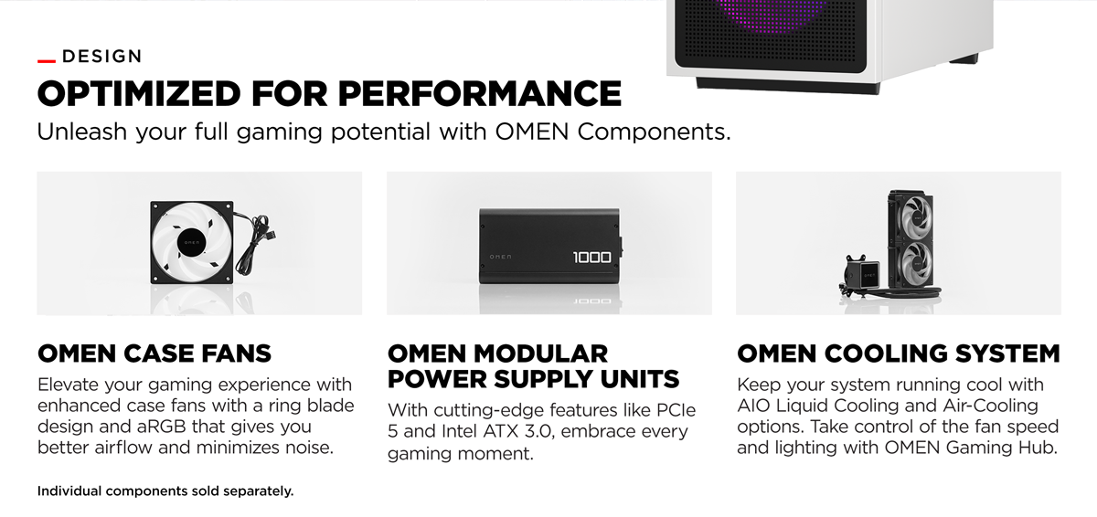 HP OMEN 35L Gaming Desktop AMD Ryzen 5 8400F 16GB DDR5 Memory