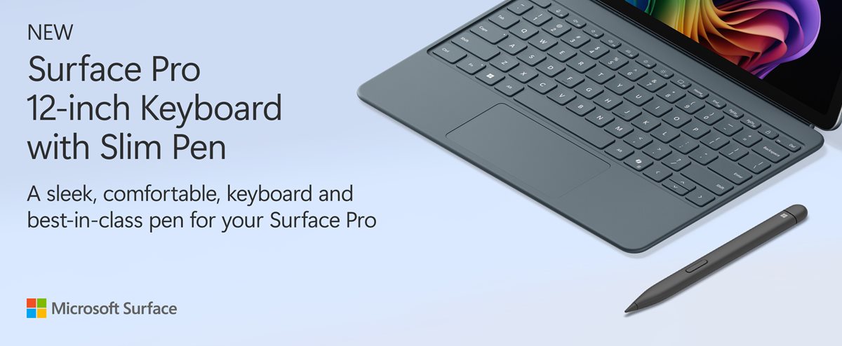 NUEVO teclado Surface Pro de 12 pulgadas con lápiz delgado