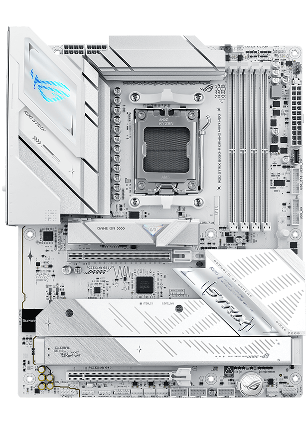 Das ROG STRIX B850-A GAMING WIFI7 Neo ist bereit, in Lichtgeschwindigkeit zu starten.