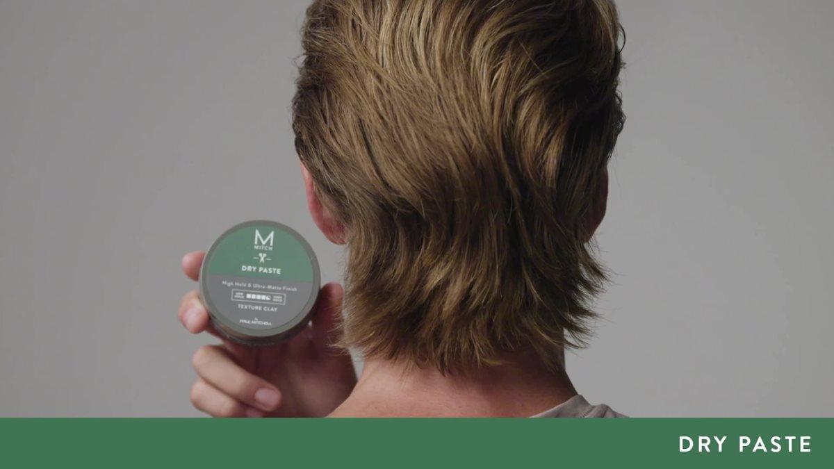 MITCH, Dry Paste Texture Clay, 3 oz, High Hold Ultra-Matte Finish