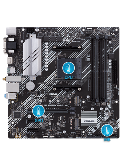 Asus Prime B550M-A AC Desktop PRIME B550M-A AC | PC-Canada