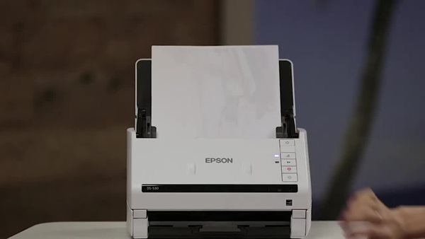 thumbnail video image 7 of Epson DS-410 Document Scanner, 600 dpi Optical Resolution, 50-Sheet Duplex Auto Document Feeder -EPSB11B249201, 7 of 7
