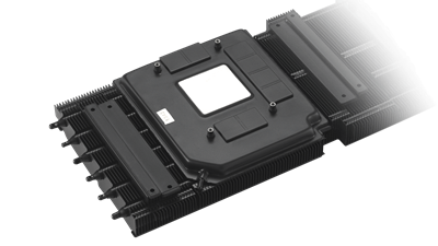 ProArt GeForce RTX 5080 card vapor chamber design