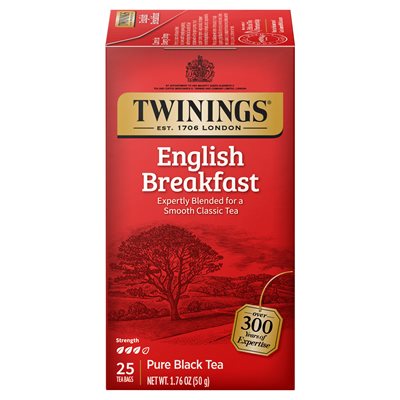 Twinings® English Breakfast Tea Bags, 25 CT
