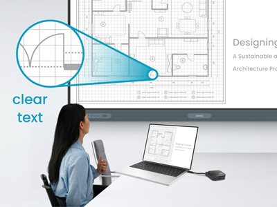 Skarp 4K UHD-transmission
