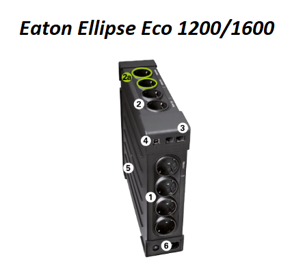 Akku für EATON Ellipse ECO 650 (EL650DIN/EL650USBIEC/EL650IEC)