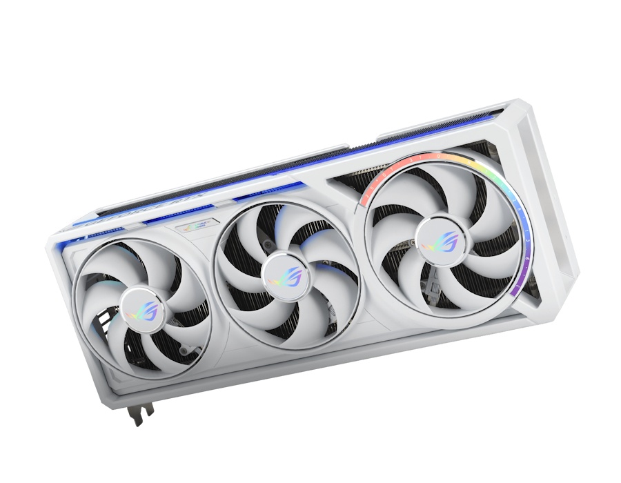 ROG Astral front view with a galaxy background