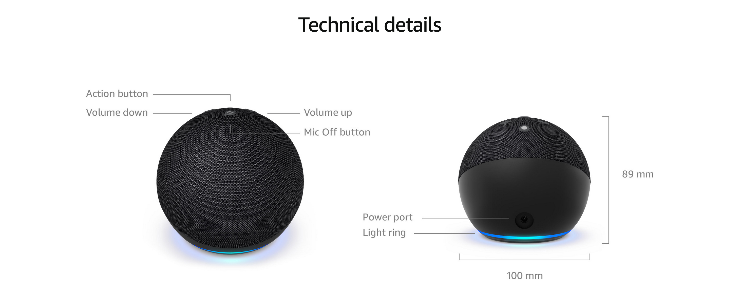 Buy  Echo Dot 5th Gen Smart Speaker With Alexa - Charcoal