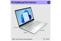 slide 4 of 10, zoom in, 15 inch hp laptop shows dimensions