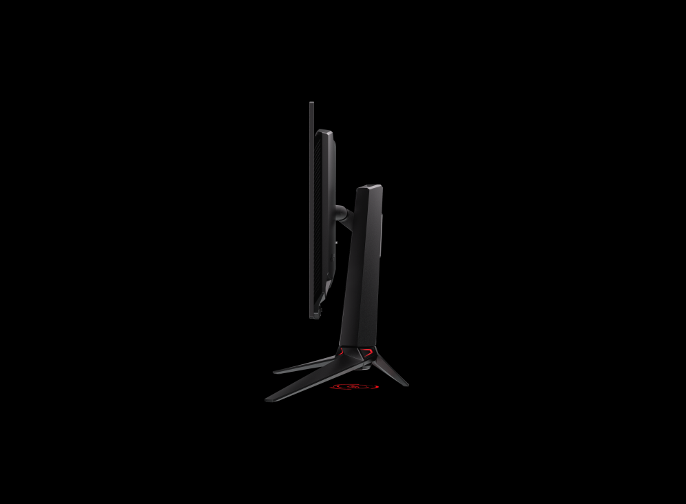 Folie {0} von {1}, Vergrößern, ROG Swift OLED PG32UCDP sideview, left