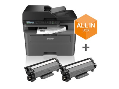 Brother MFC-L2827DWXL All in Box print bundle