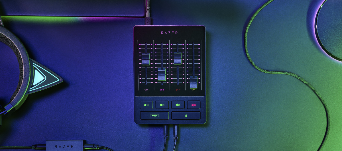 Razer Audio Mixer: All-in-One Streaming/Broadcasting Mixer - 4