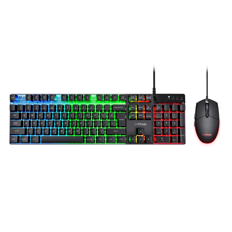 kotakuro‼️ Trust Gaming Keyboard and Mouse Set GXT 838 Azor - Keyboard with