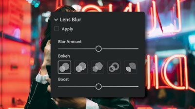 Add a blur effect powered by AI.