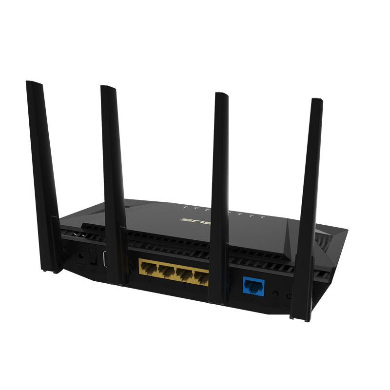 ASUS RT-AX3000 Dual Band WiFi Router, WiFi 6, 802.11ax, Lifetime 