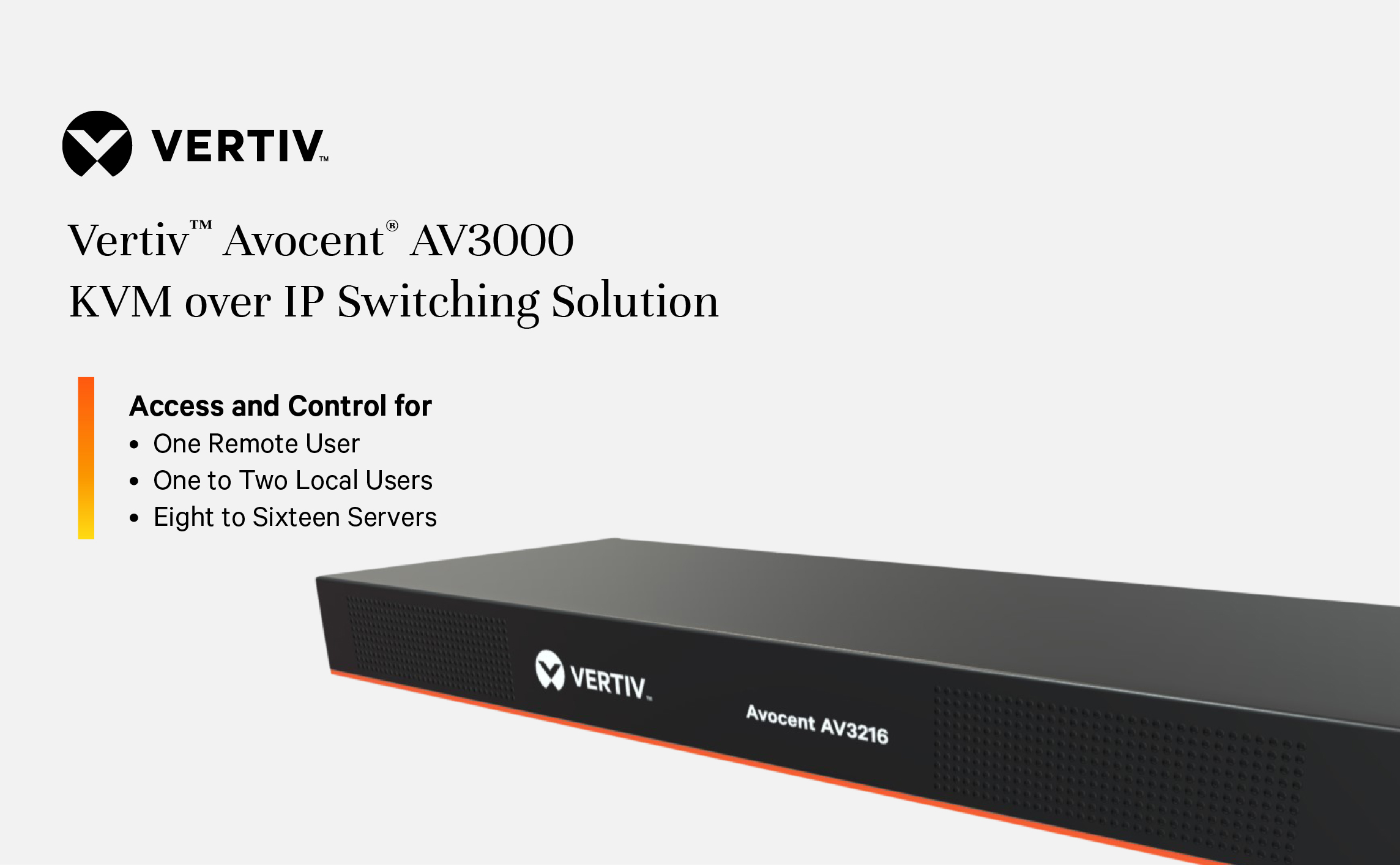 Avocent Virtual Media Server Interface Module - KVM / USB Extender -  DSR1031 Switch