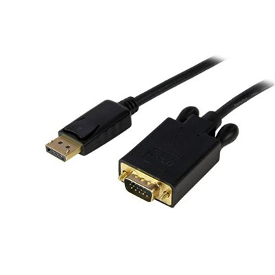 Conexión de un PC equipado con DisplayPort a un monitor/proyector VGA, mediante un cable de 1,8 m